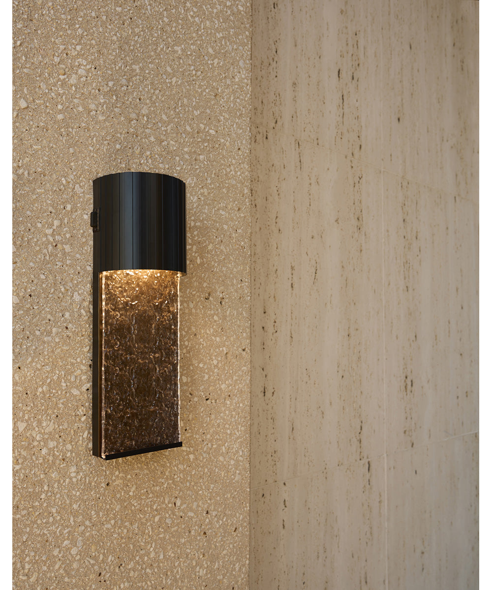 Cascata Outdoor Wall Sconce Wall Mount Light Fixture Black|Aged Copper