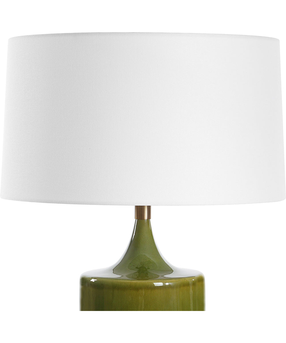Adela Moss Green Table Lamp
