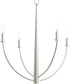 Jheni 4-Light Medium Chandelier Brushed Nickel