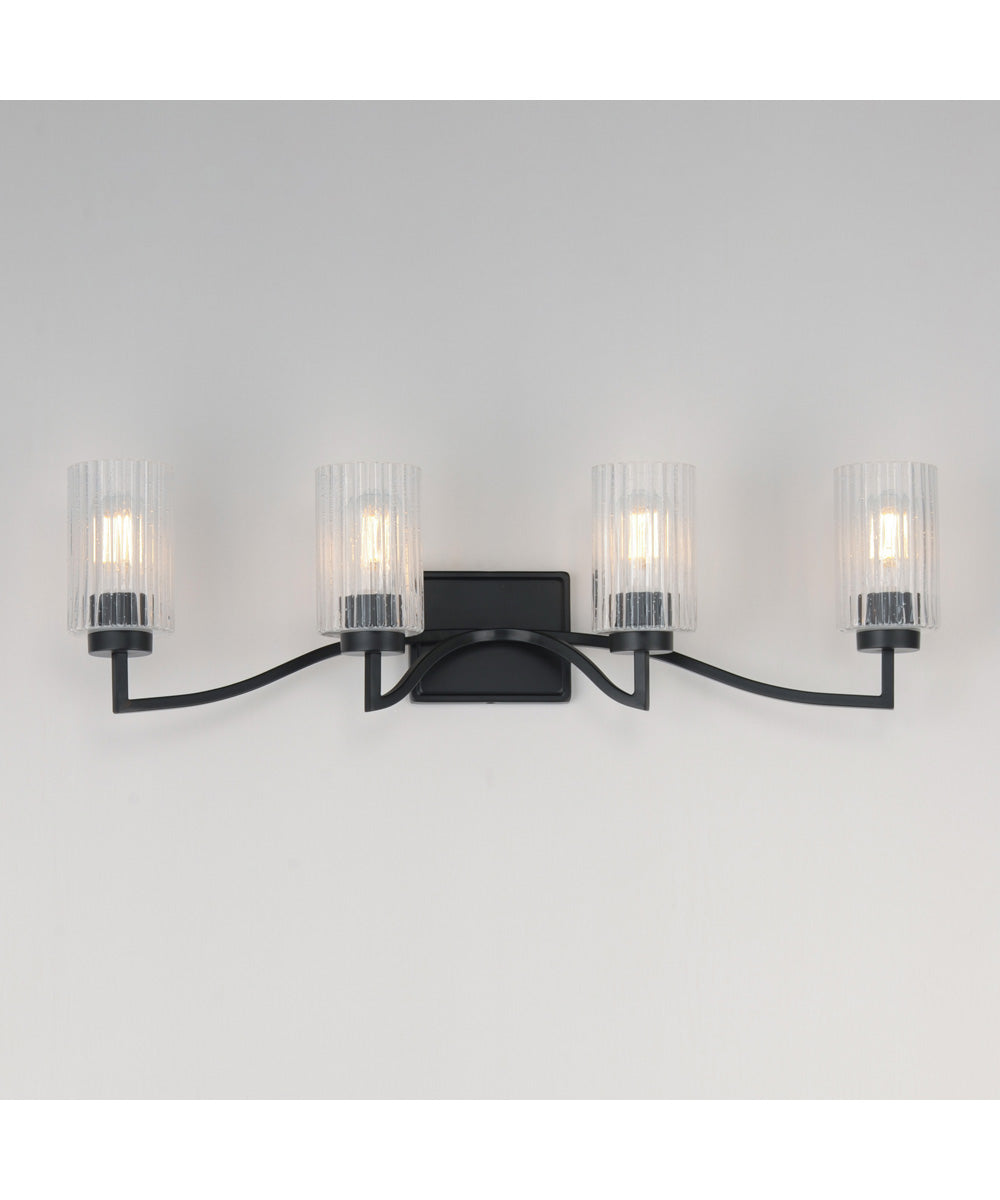 Rigata 4-Light Bath Vanity Black