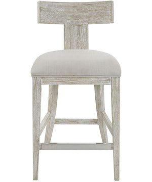 Idris White Counter Stool