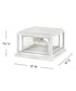 Republic 2-Light Small Pier Mount Lantern 12v in Textured White