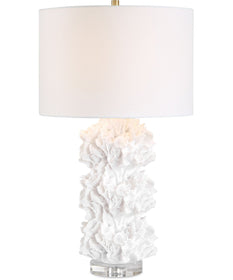 Cambre White Coral Table Lamp