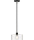 Vibrato 1 Light Pendant Matte Black