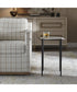 Wren Round White Marble Accent Table