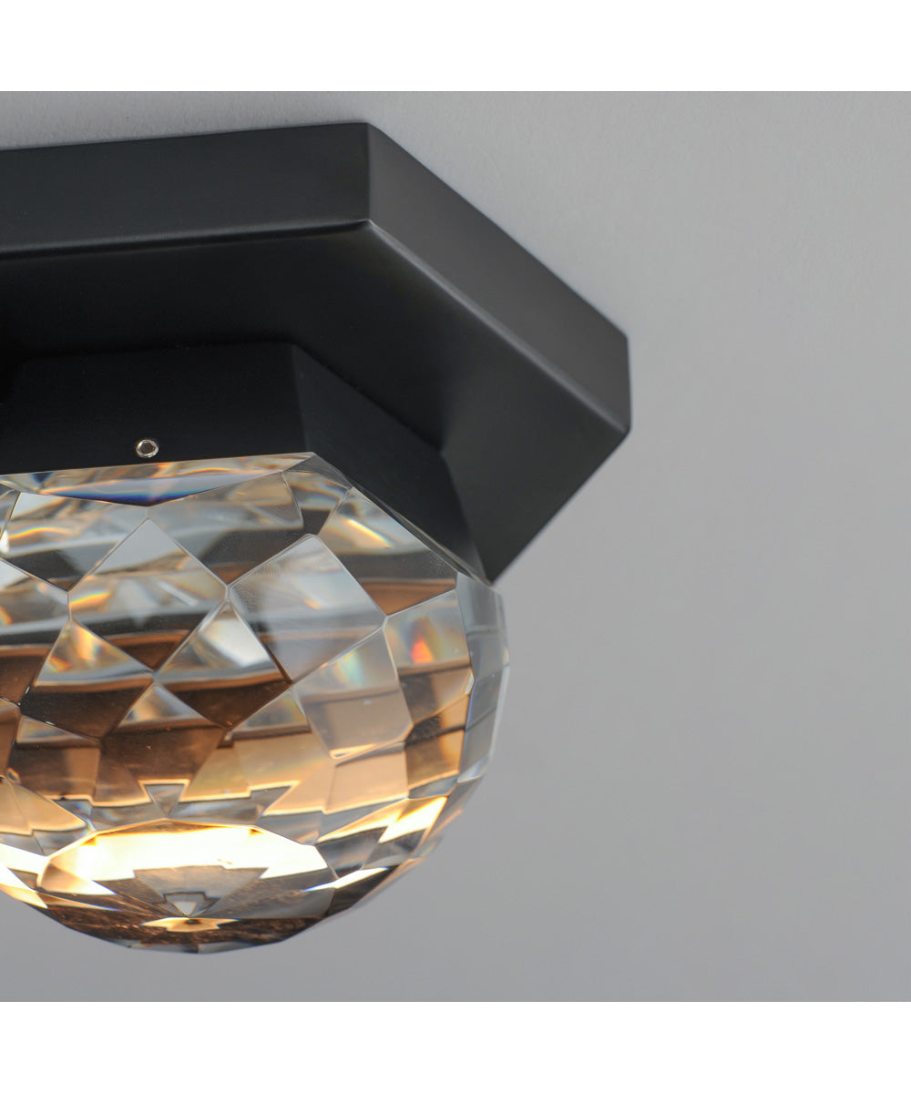 Allumettes 1-Light LED Flush Mount Black