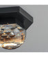 Allumettes 1-Light LED Flush Mount Black