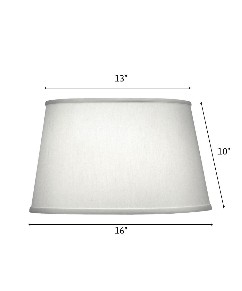 13x16x10 Pearl Supreme Satin Tapered Drum Hardback Lampshade
