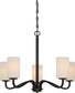 27"W Willow 5-Light Chandelier Forest Bronze
