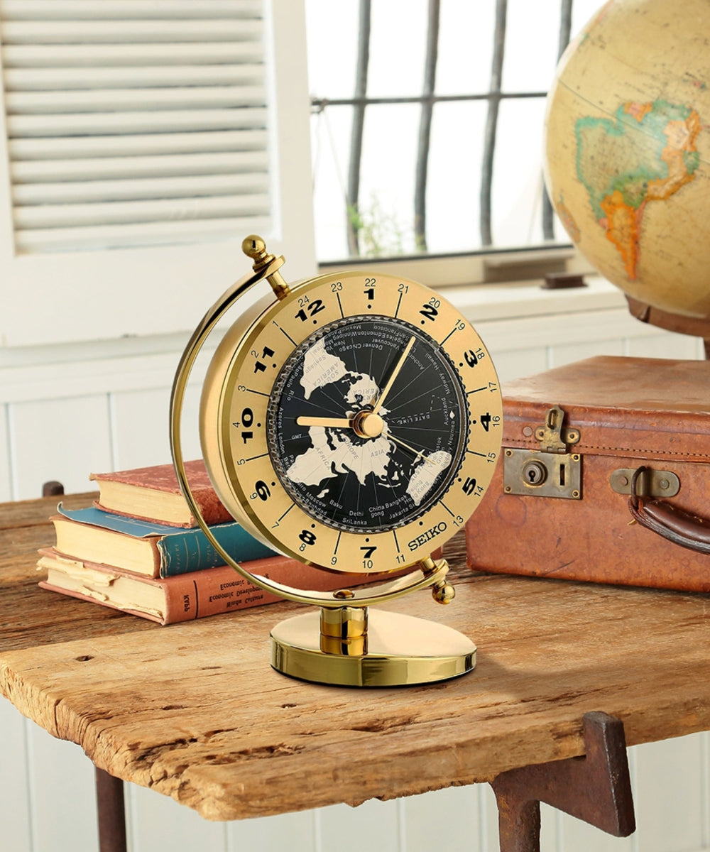 Desk and Table Clock Solid Brass