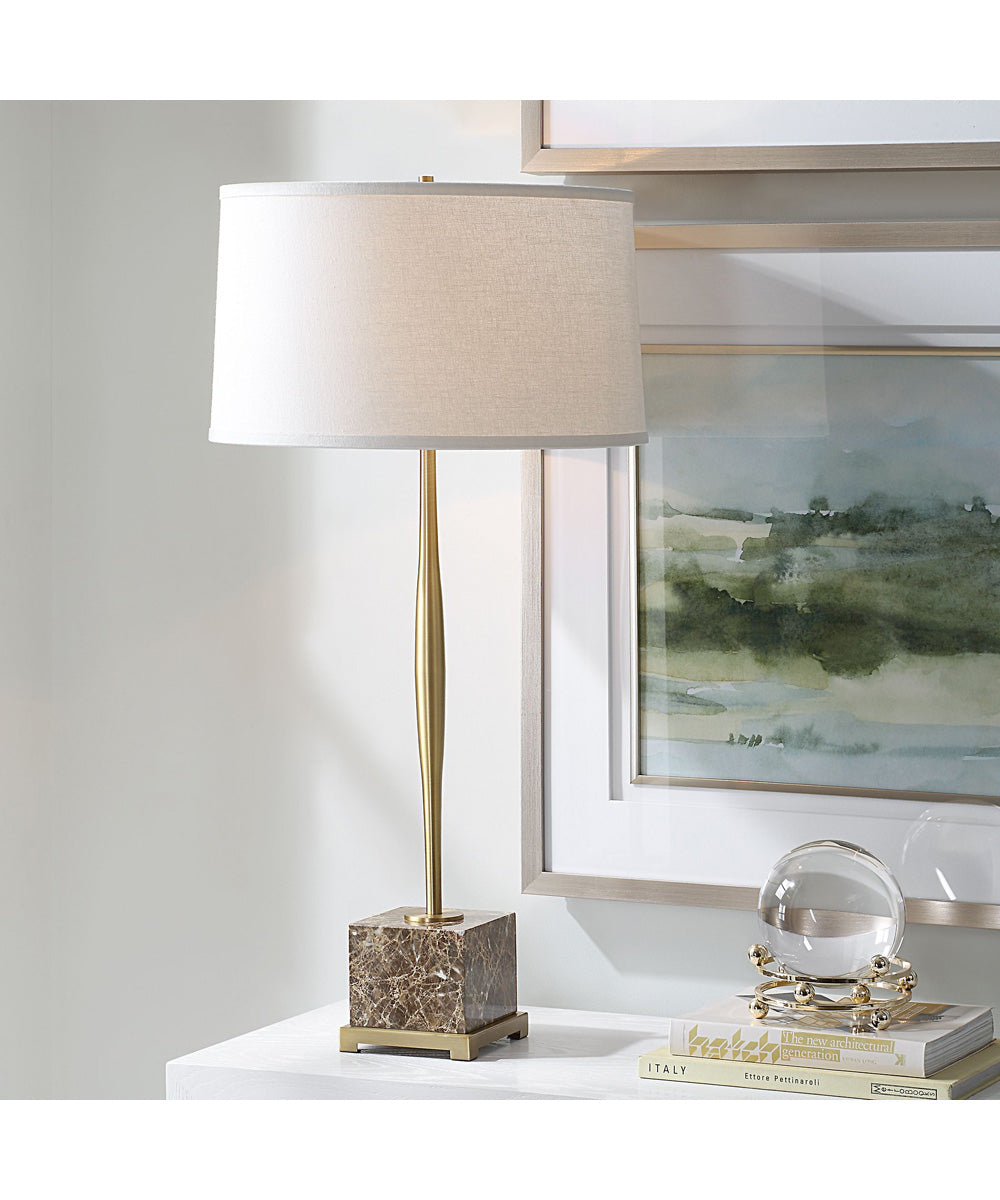 Booker Thin Brass Table Lamp
