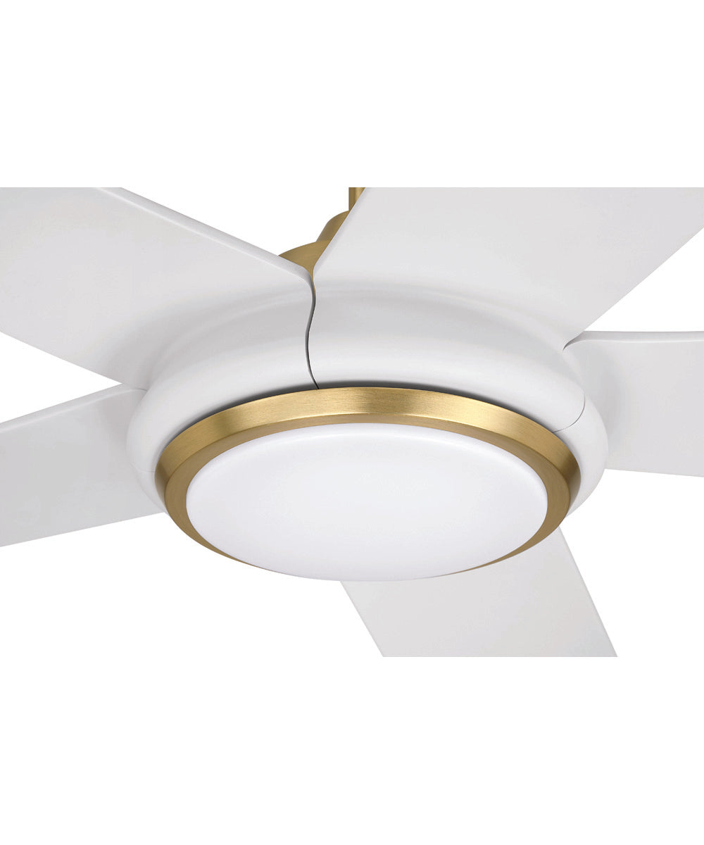 Frye 52" 5-Blade Indoor ceiling Fan 1-Light Fan Satin Brass