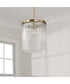 Vaughn 1-Light Pendant Aged Brass