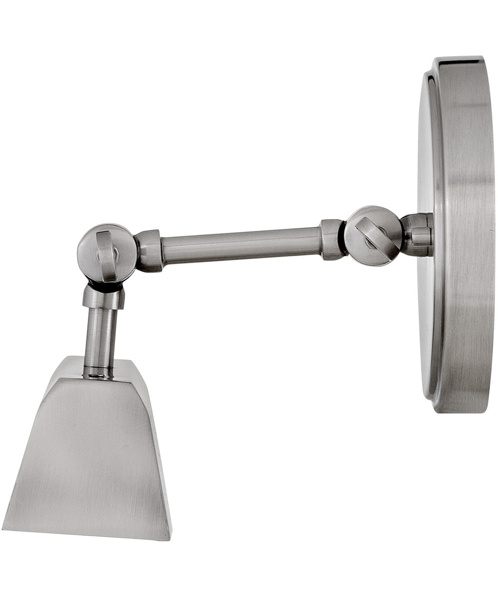 Arti 1-Light Small Adjustable Accent Light in Polished Antique Nickel