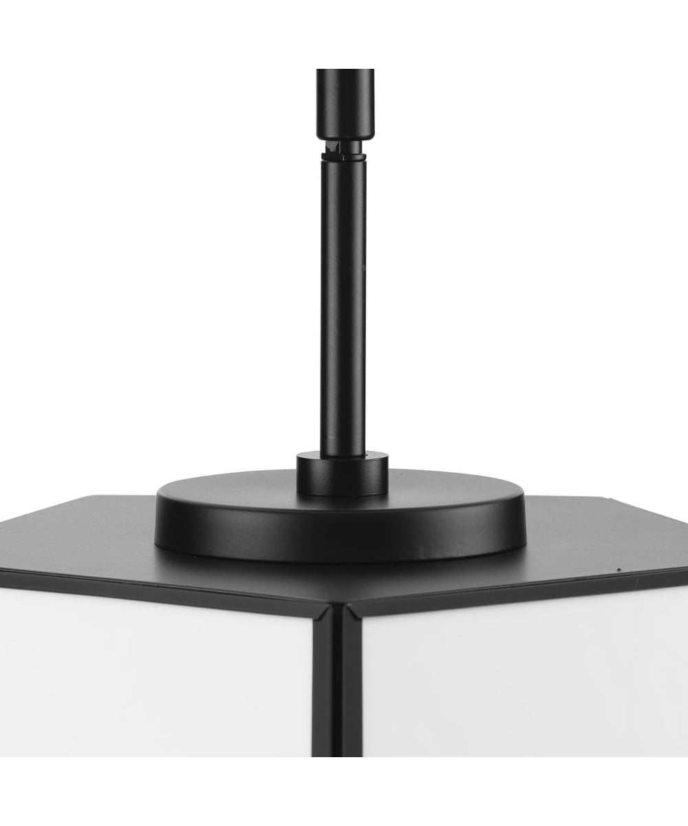 Latham 18 in. 3-Light Flush Mount Matte Black