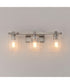 Cubos 3-Light Bath Vanity Satin Nickel