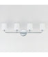 Durham 4-Light Bath Vanity Polished Chrome