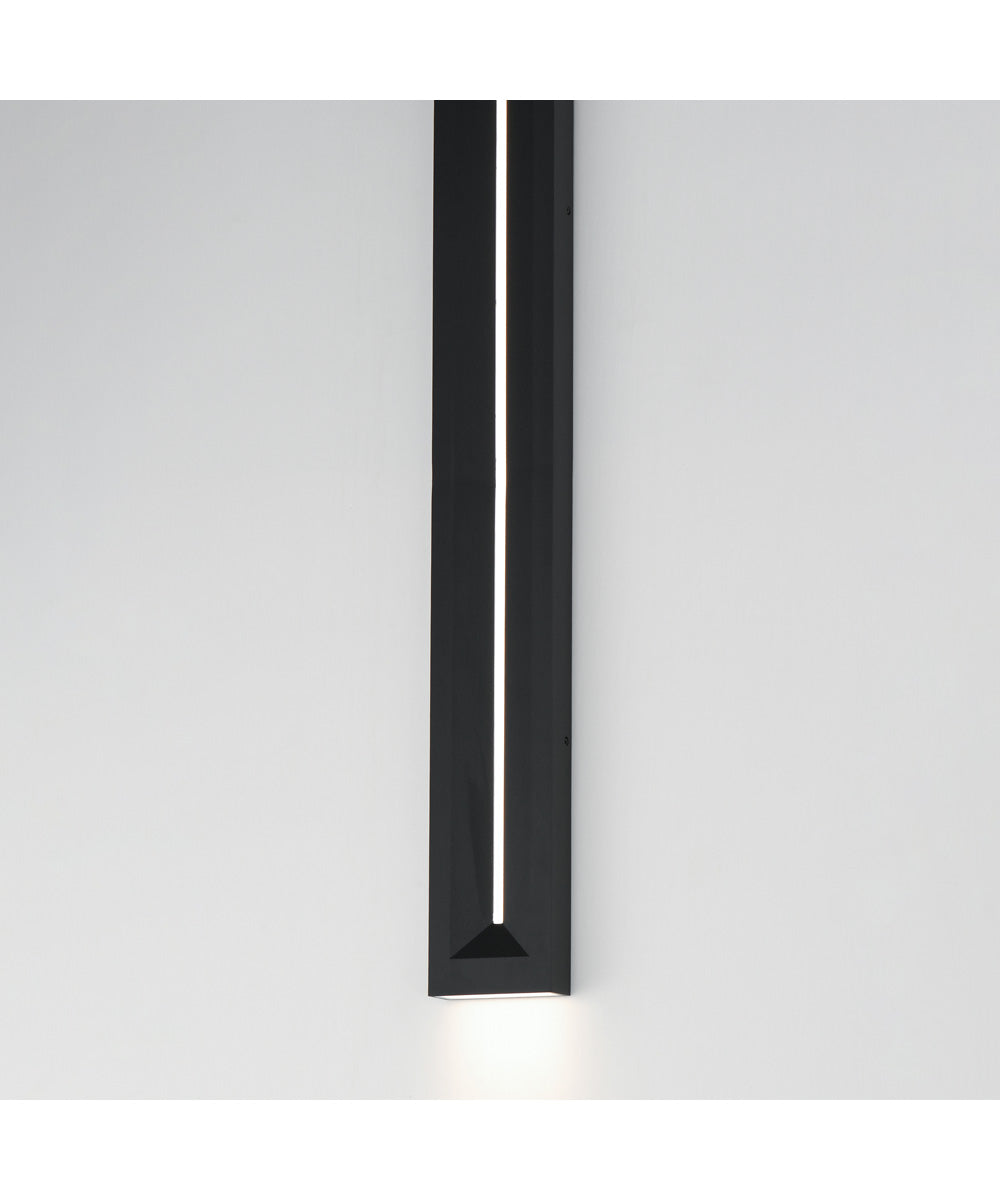 Fosso 47 inch LED Outdoor Wall Sconce - 5cct Black
