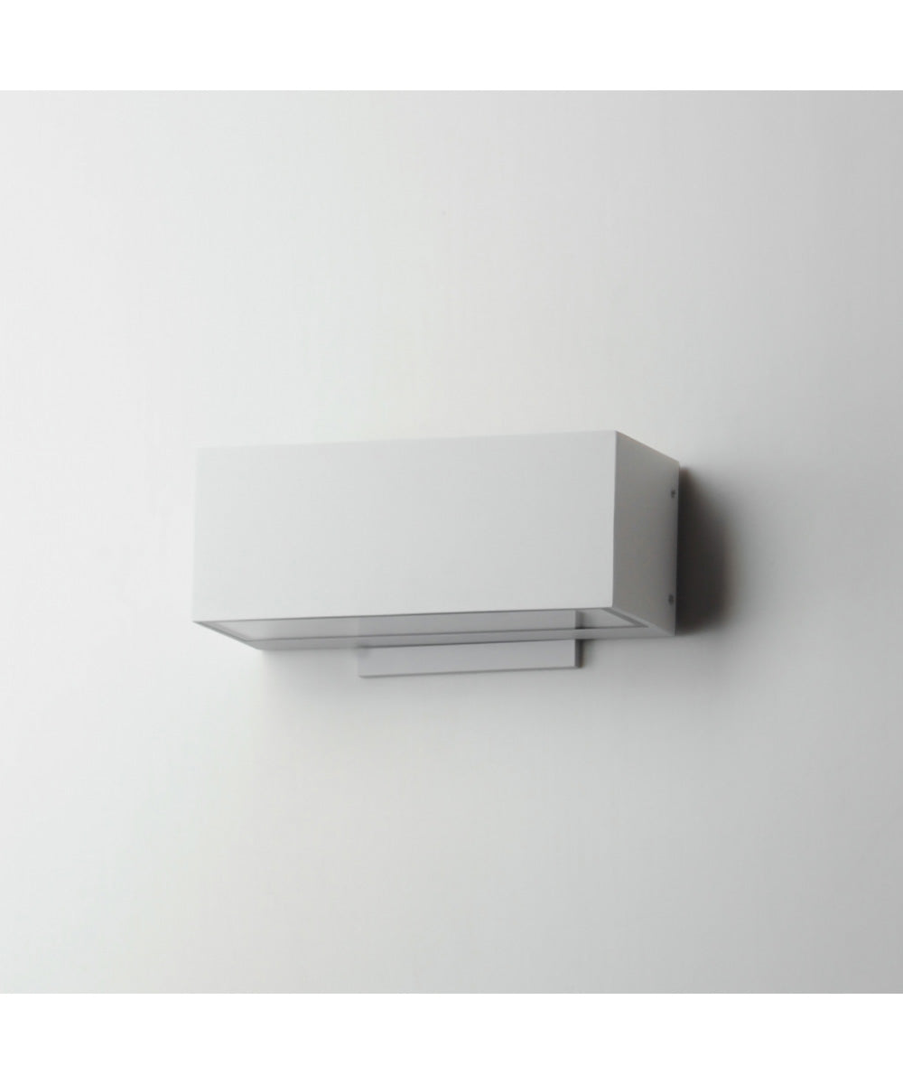 Blok 9 inch LED Outdoor Wall Sconce White