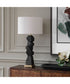 Demelo Stacked Wood Table Lamp