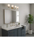 Jacobs 4-light Bath Light Bronze Gold