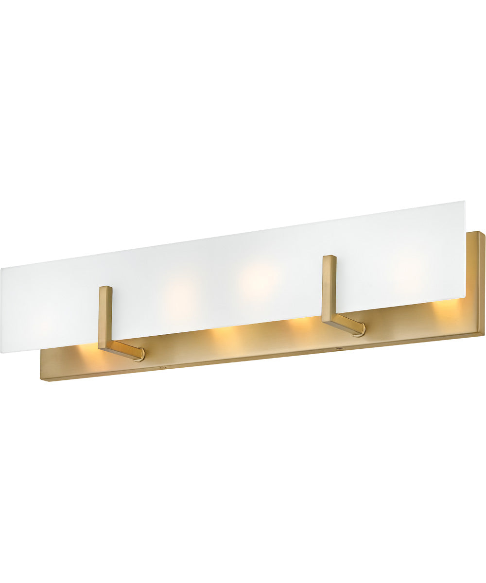 Roman 4-Light Medium Four Light Vanity in Lacquered Brass