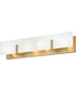 Roman 4-Light Medium Four Light Vanity in Lacquered Brass