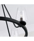 Aaron 4-Light Chandelier Matte Black