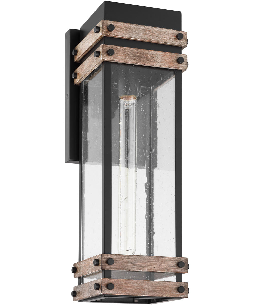 Homestead 1-Light Outdoor Black / Wood