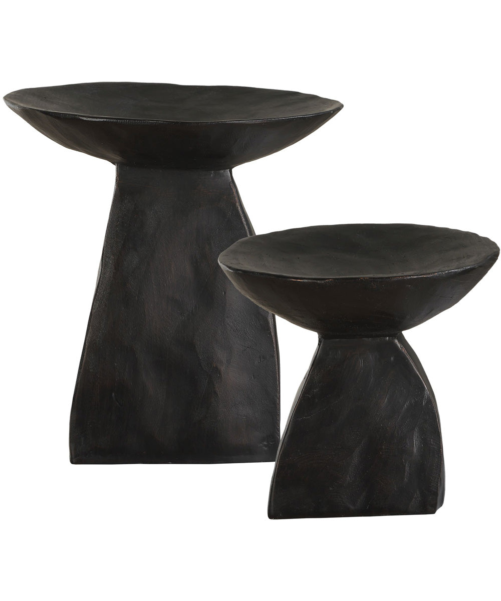 Shadow Pedestal Bowls Set of 2