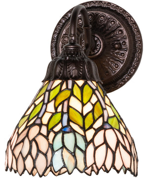 7" Wide Wisteria Wall Sconce Down-Facing