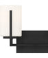 Cambria 2 Light Vanity Matte Black