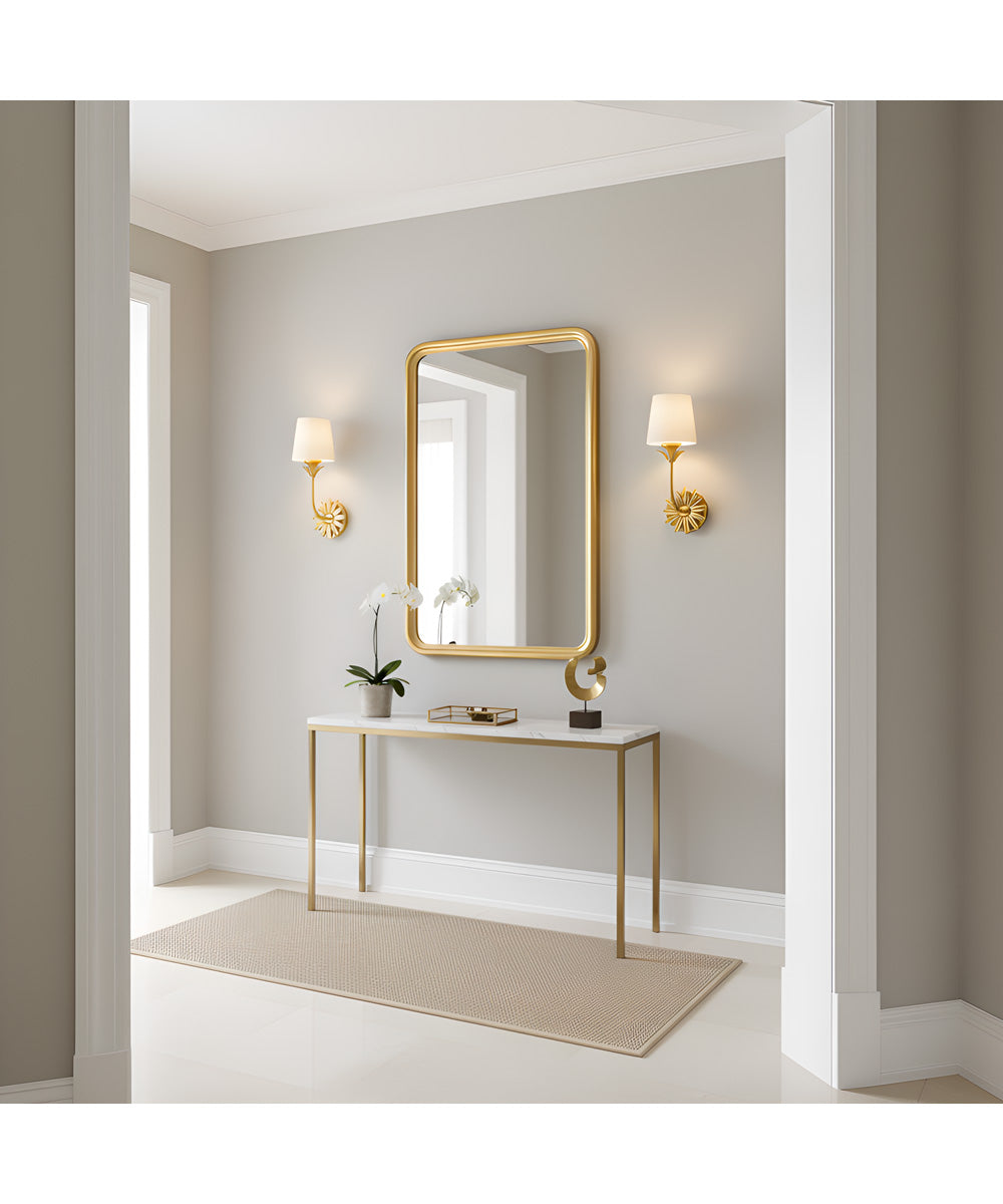 Dorothea 1-light Wall Sconce Gold Leaf