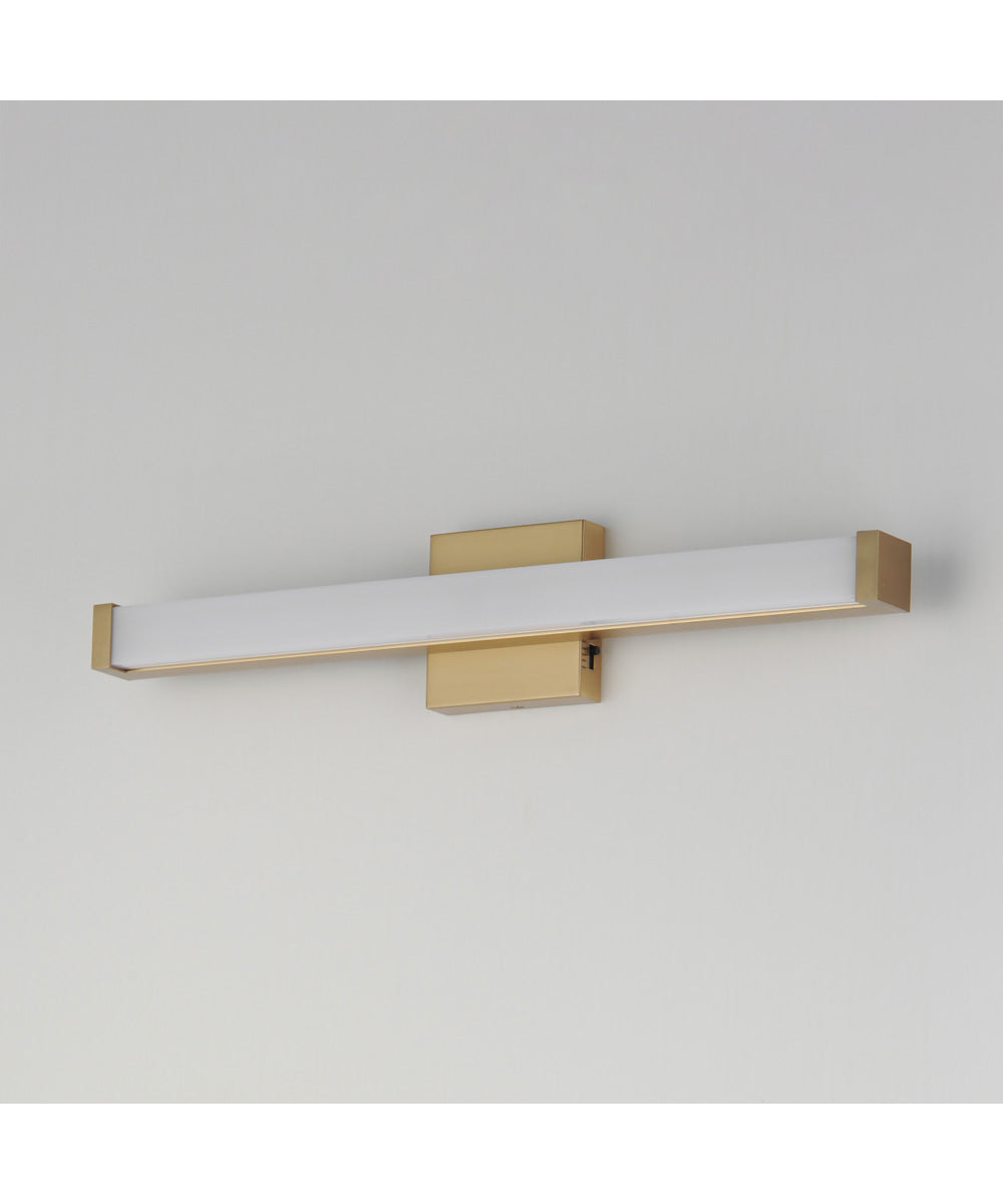 Spec 24 inch LED Bath Vanity 5CCT Natural Aged Brass