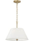 Parson 3-Light Semi-Flush Matte Brass