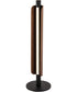 Cameron 1-Light Lighting Flat Black/Walnut