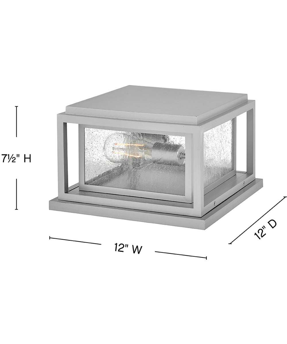Republic Coastal Elements  2-Light Small Pier Mount Lantern in Satin Nickel