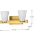 Royale 2-Light Vanity & Wall Burnished Brass