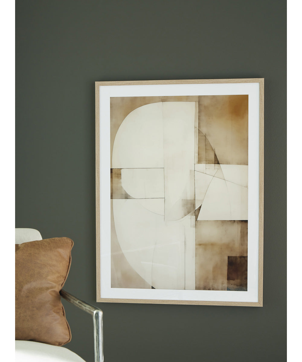 Corlain Wall Art Brown/Tan/White