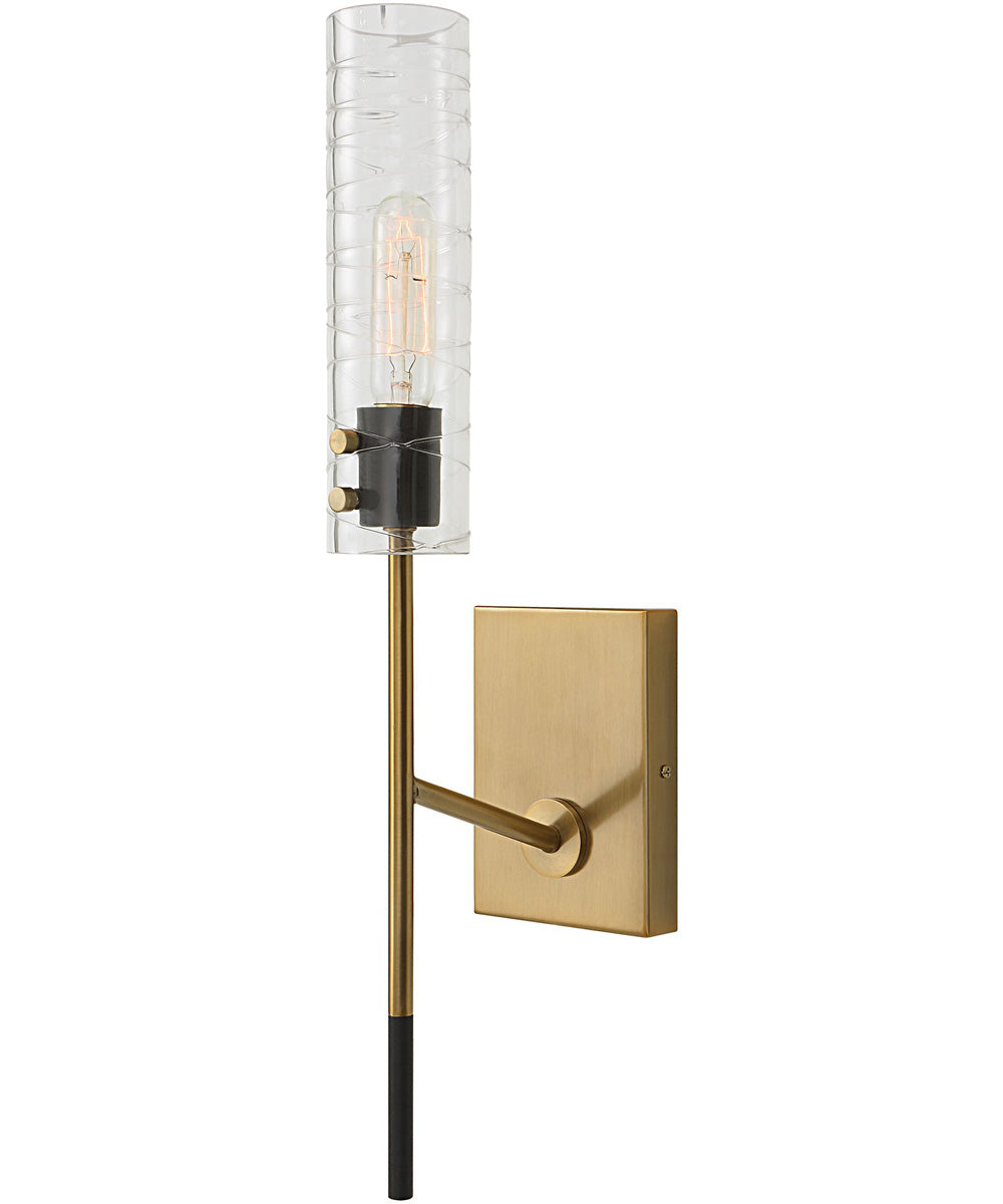 Telesto 1 Light Brass Sconce