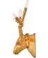 Stag 6-Light Large Six Light Sconce in Distressed Brass