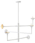 Darla 6-Light Large Adjustable Multi Tier in Textured Plaster