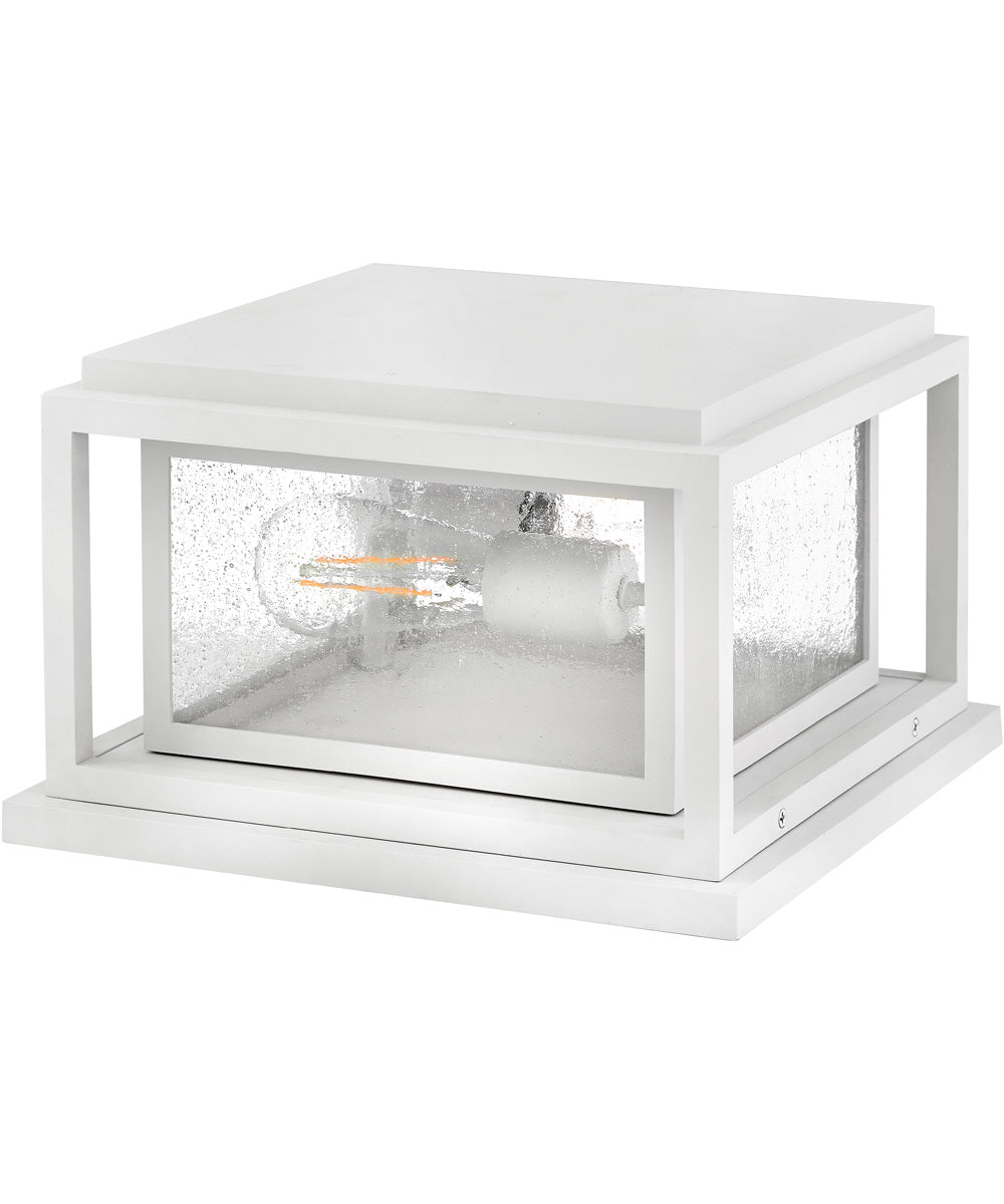Republic Coastal Elements  2-Light Small Pier Mount Lantern in Textured White