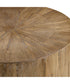 Nevis Wood Cylinder Side Table