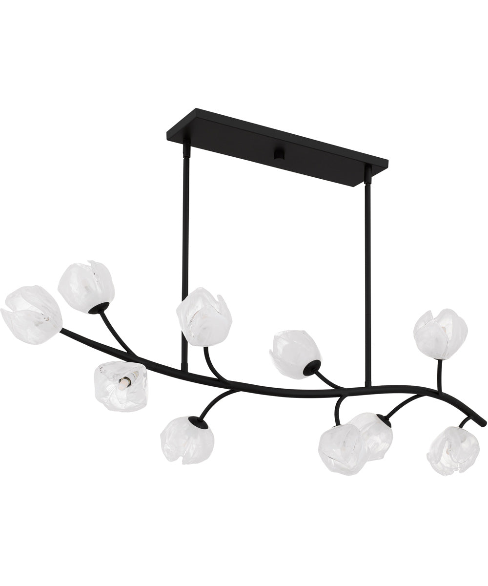 Walker 10-light Island Light Matte Black
