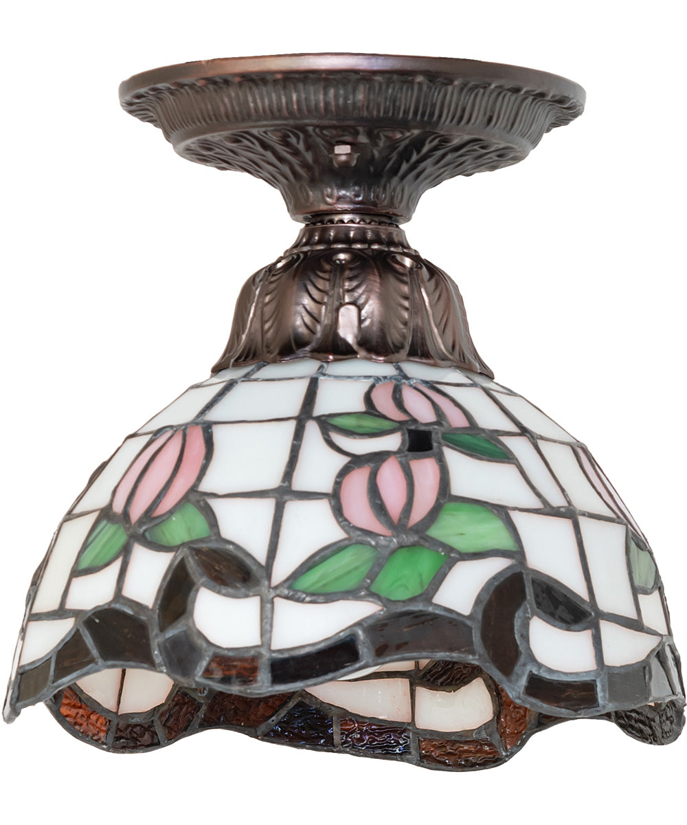 8" Wide Roseborder Flushmount