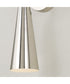 Levi 1-Light Sconce Polished Nickel