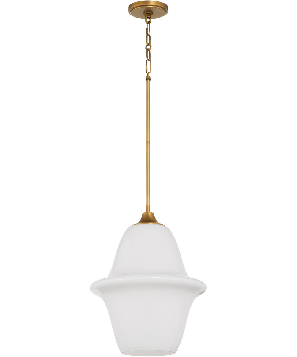 Stewart Pendant Brushed Brass