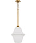 Stewart Pendant Brushed Brass