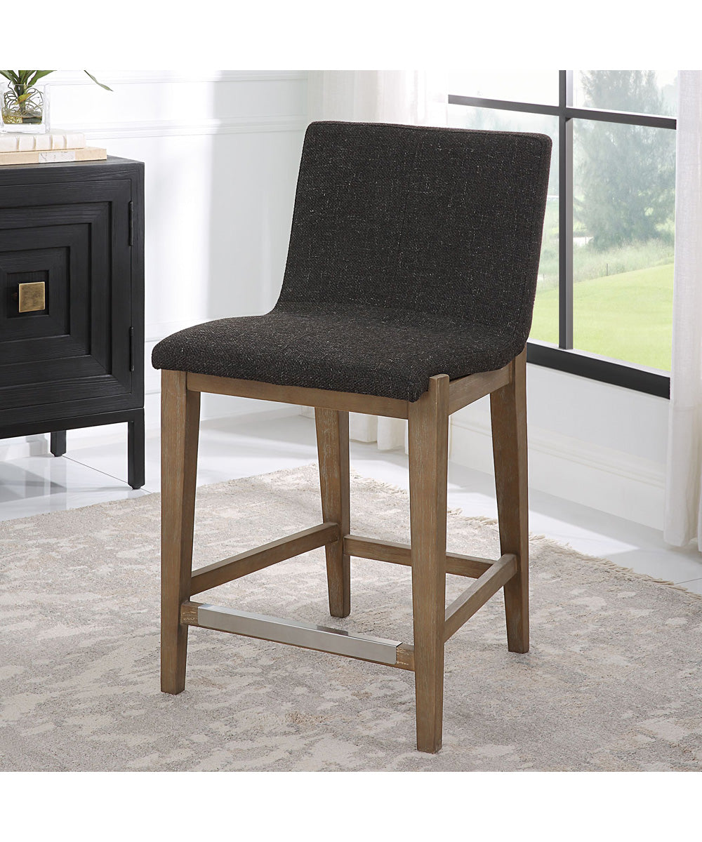 Klemens Chocolate Counter Stool